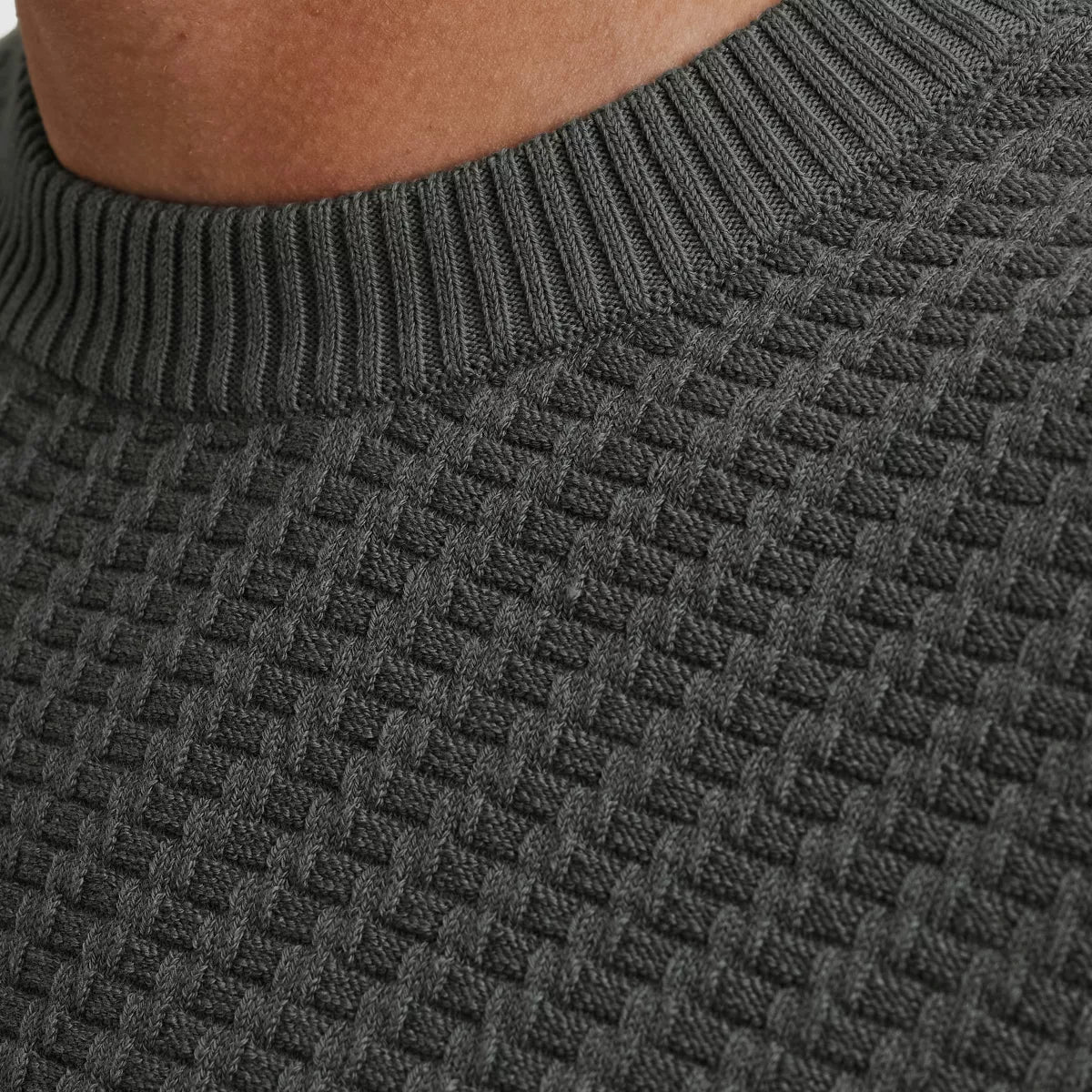 CAST IRON Knit Pullover - Grijs