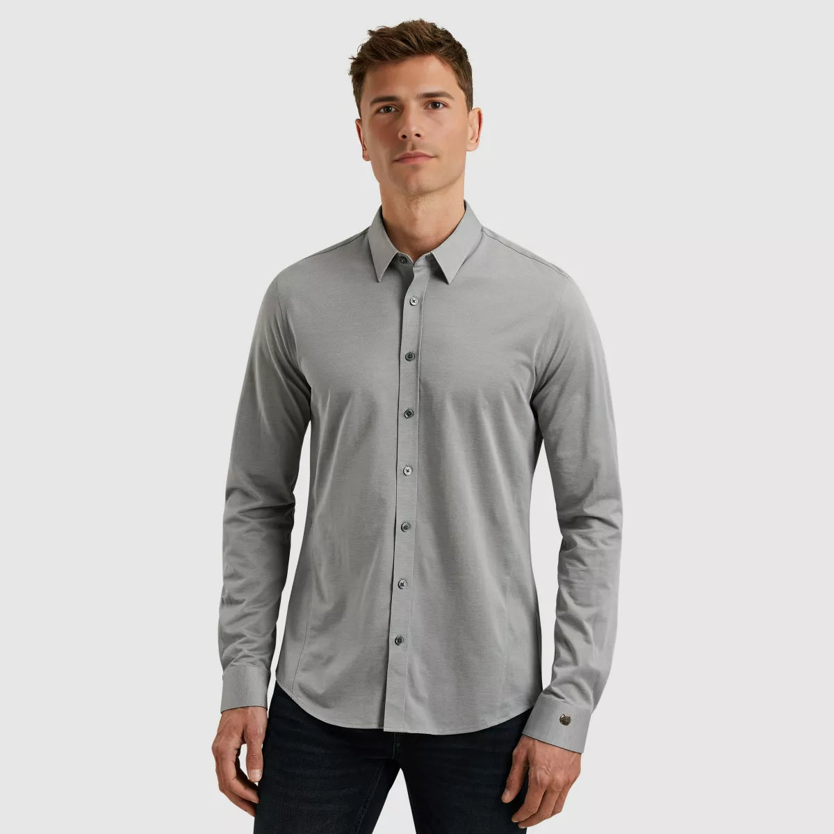 CAST IRON Long Sleeve Shirt - Grijs