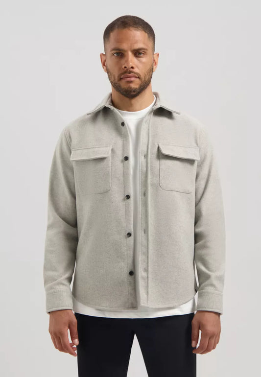 DSTREZZED Ulrik Overshirt -  Ghost Grey