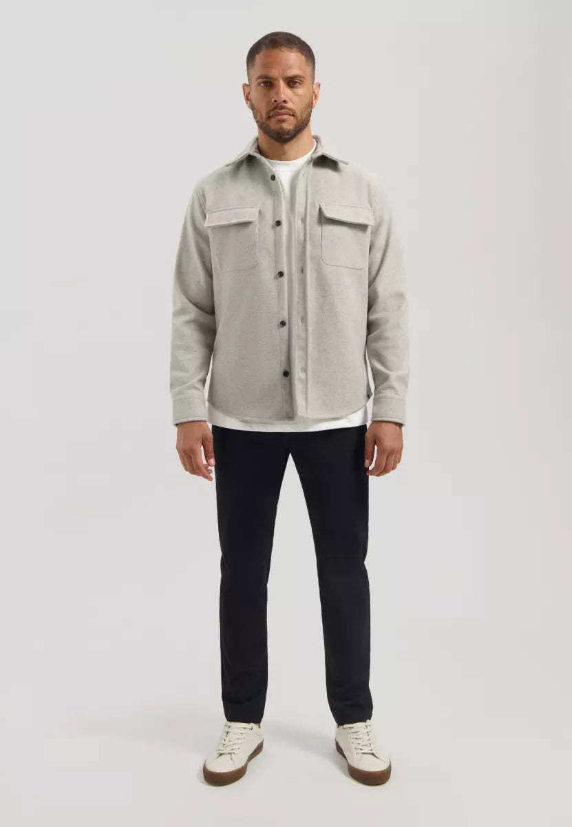 DSTREZZED Ulrik Overshirt -  Ghost Grey