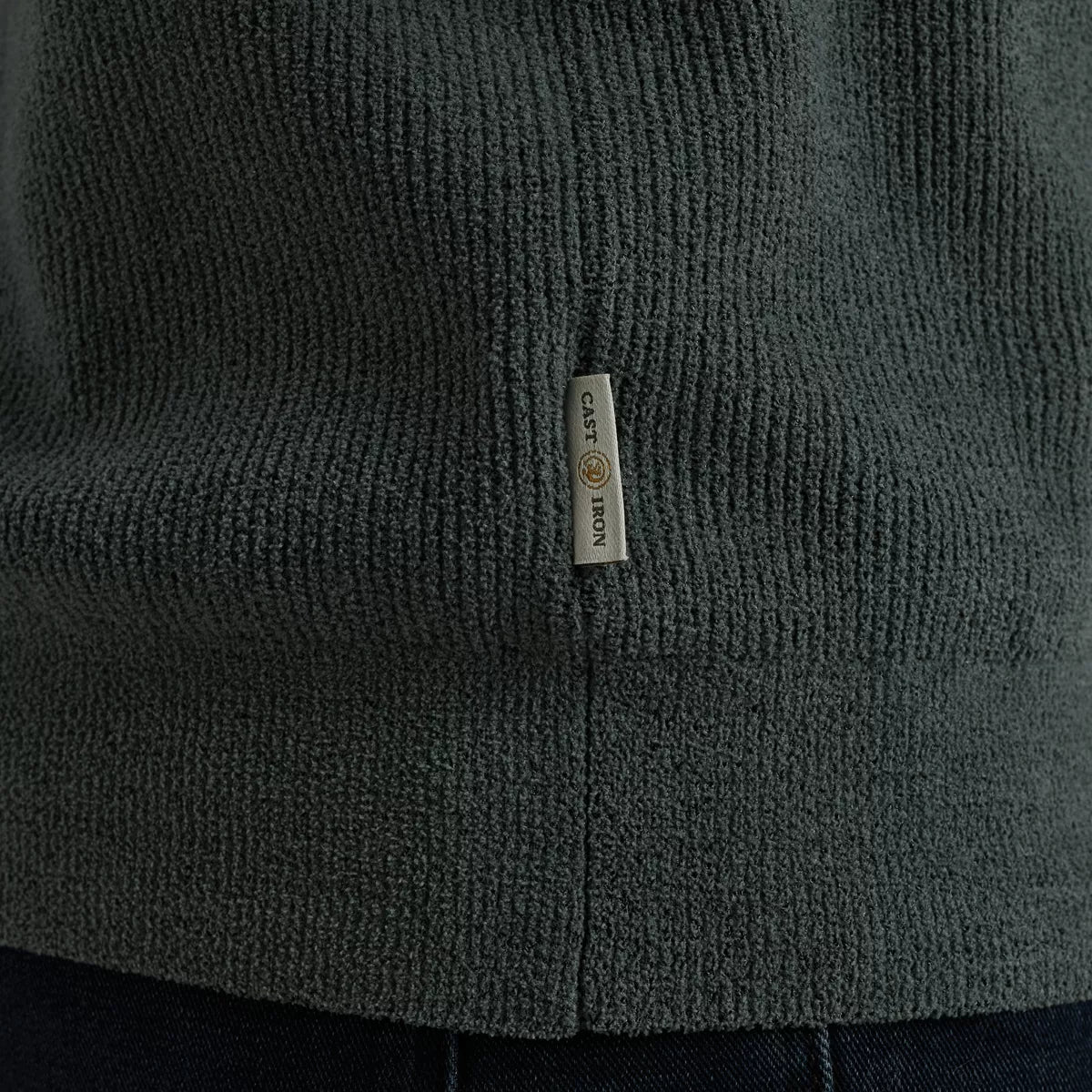 CAST IRON Knit Pullover Soft Blend - Groen