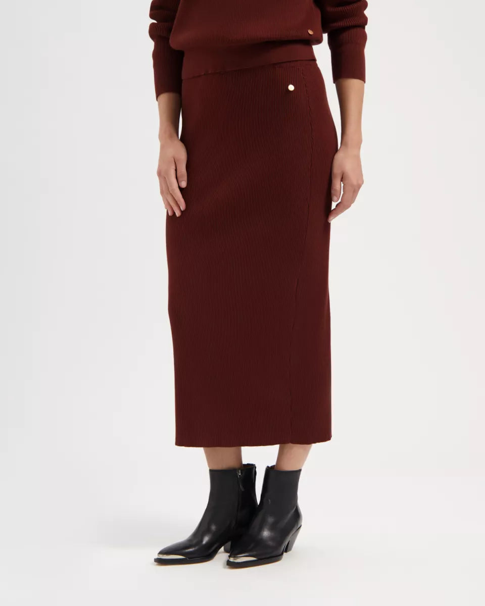 KUYICHI Keira Skirt - Brick