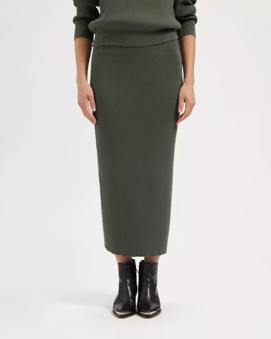 KUYICHI Keira Skirt - Moss Green