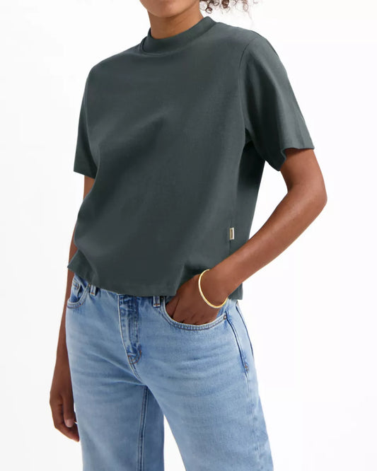 KUYICHI Jill Heavy Tee - Woodland Grey