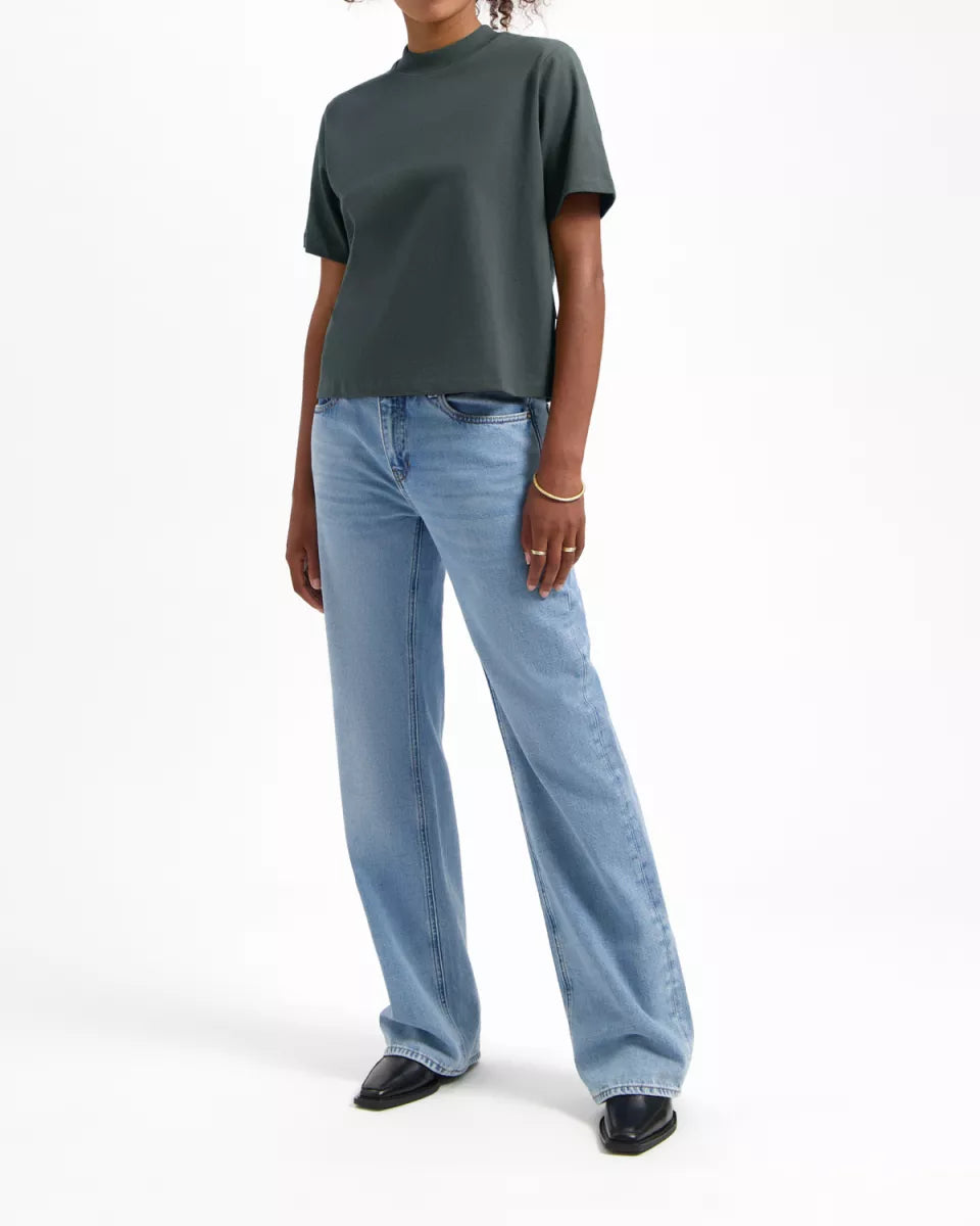 KUYICHI Jill Heavy Tee - Woodland Grey