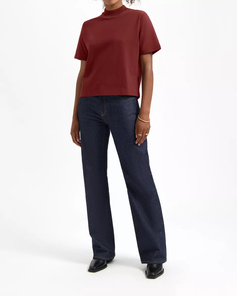 KUYICHI Jill Heavy Tee - Brick