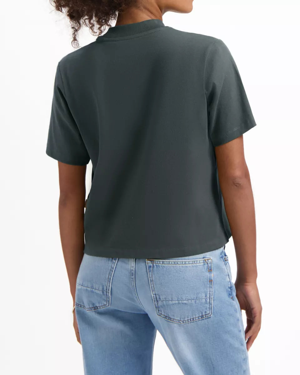 KUYICHI Jill Heavy Tee - Woodland Grey