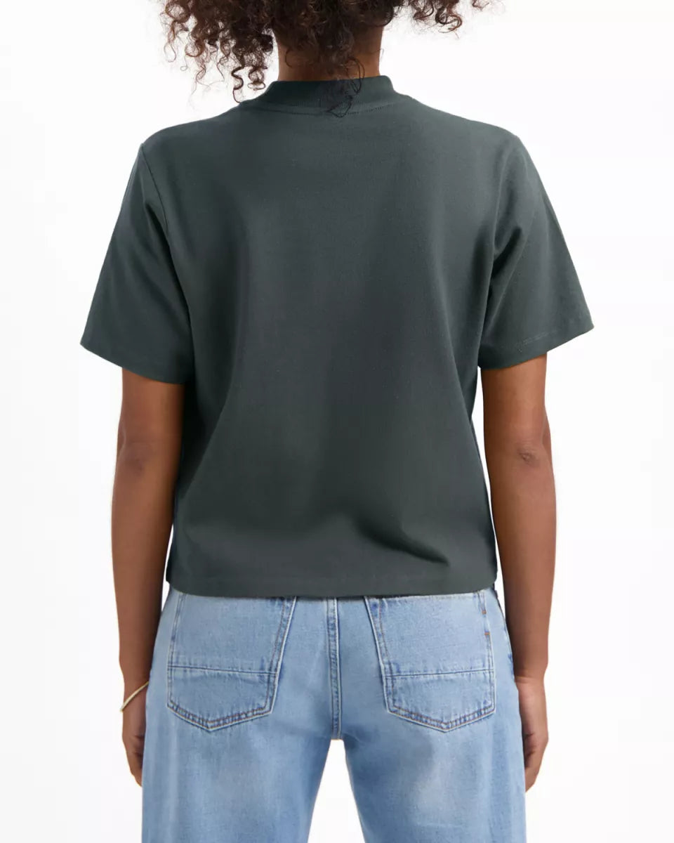 KUYICHI Jill Heavy Tee - Woodland Grey