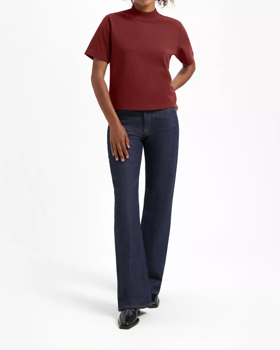 KUYICHI Jill Heavy Tee - Brick
