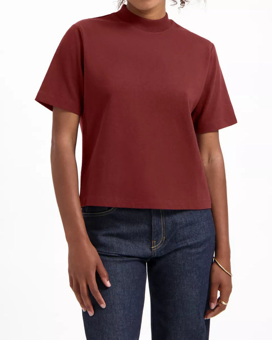 KUYICHI Jill Heavy Tee - Brick