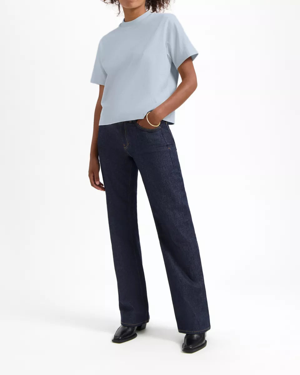 KUYICHI Jill Heavy Tee - CLoud Blue