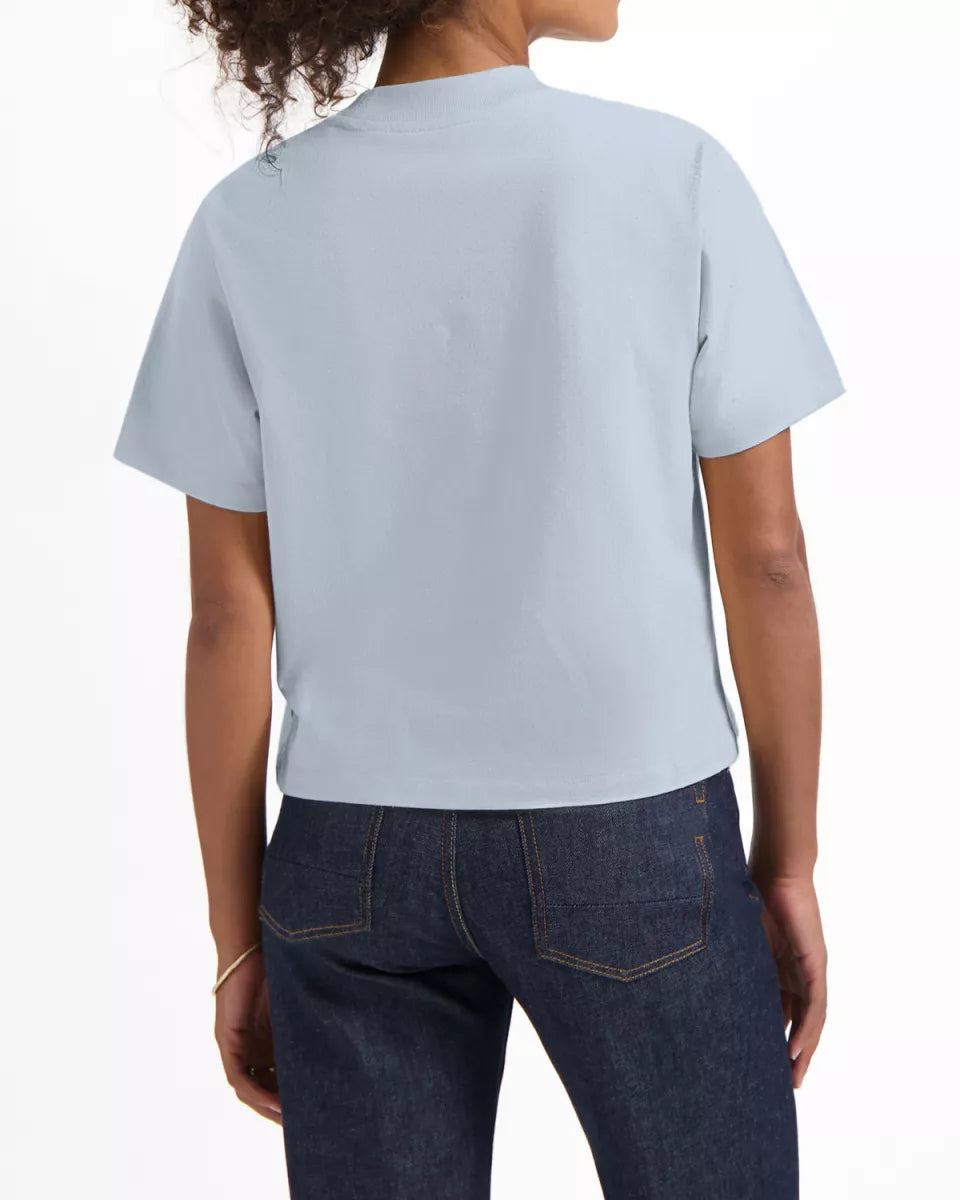 KUYICHI Jill Heavy Tee - CLoud Blue