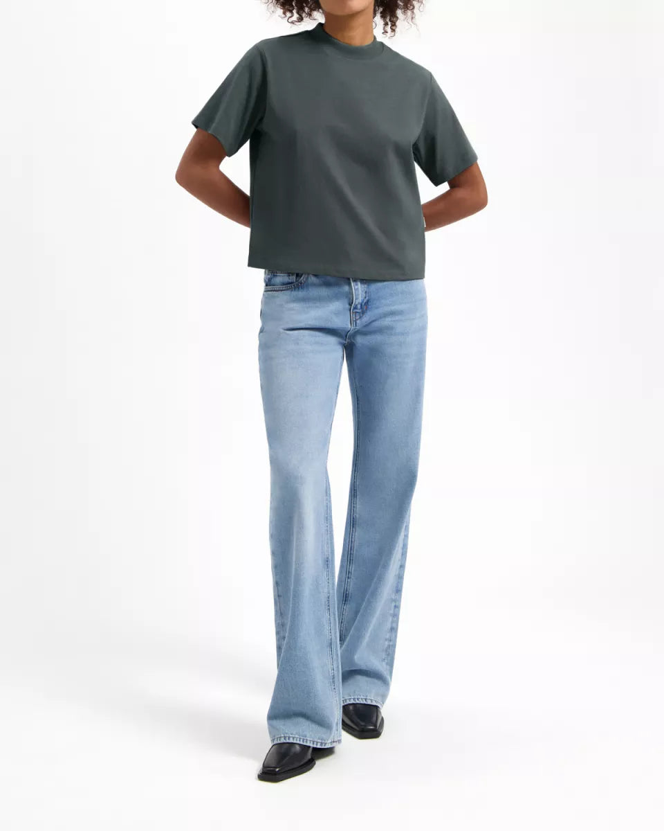 KUYICHI Jill Heavy Tee - Woodland Grey