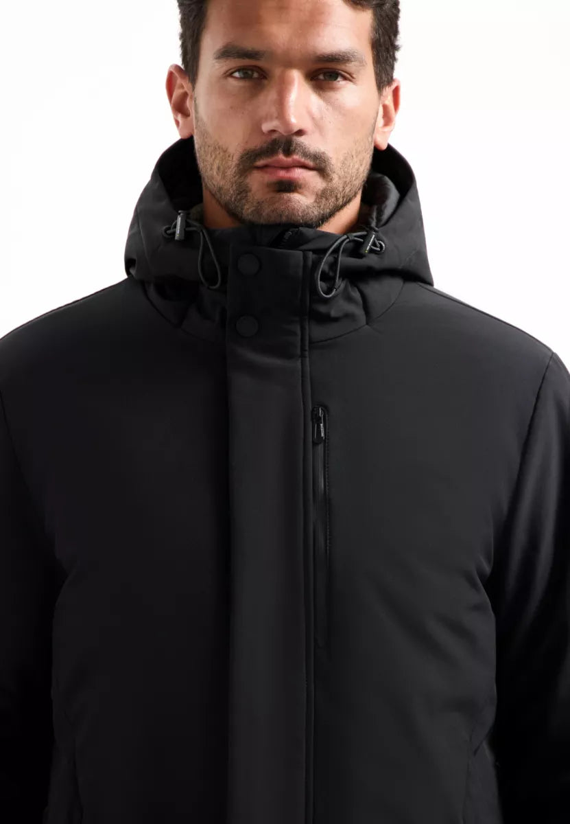 NO EXCESS Soft Shell Jacket - Black