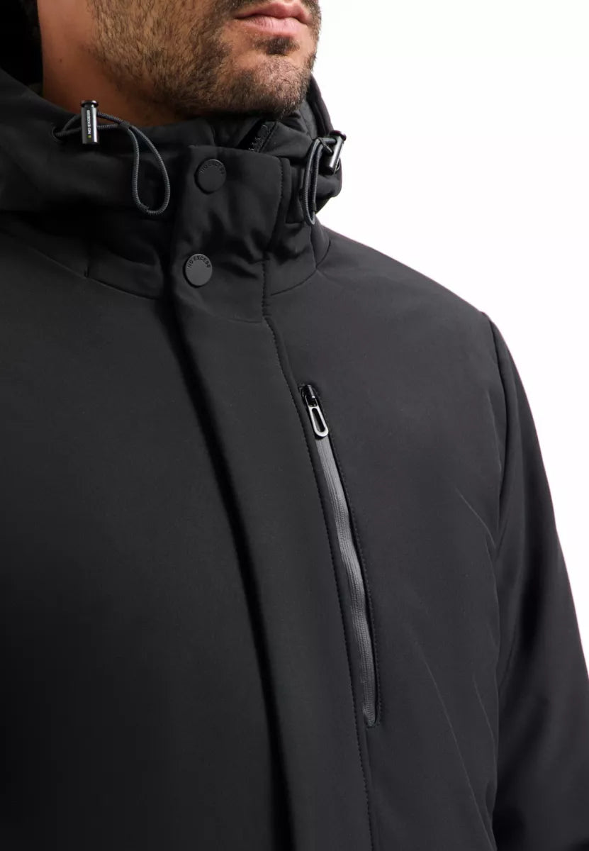NO EXCESS Soft Shell Jacket - Black