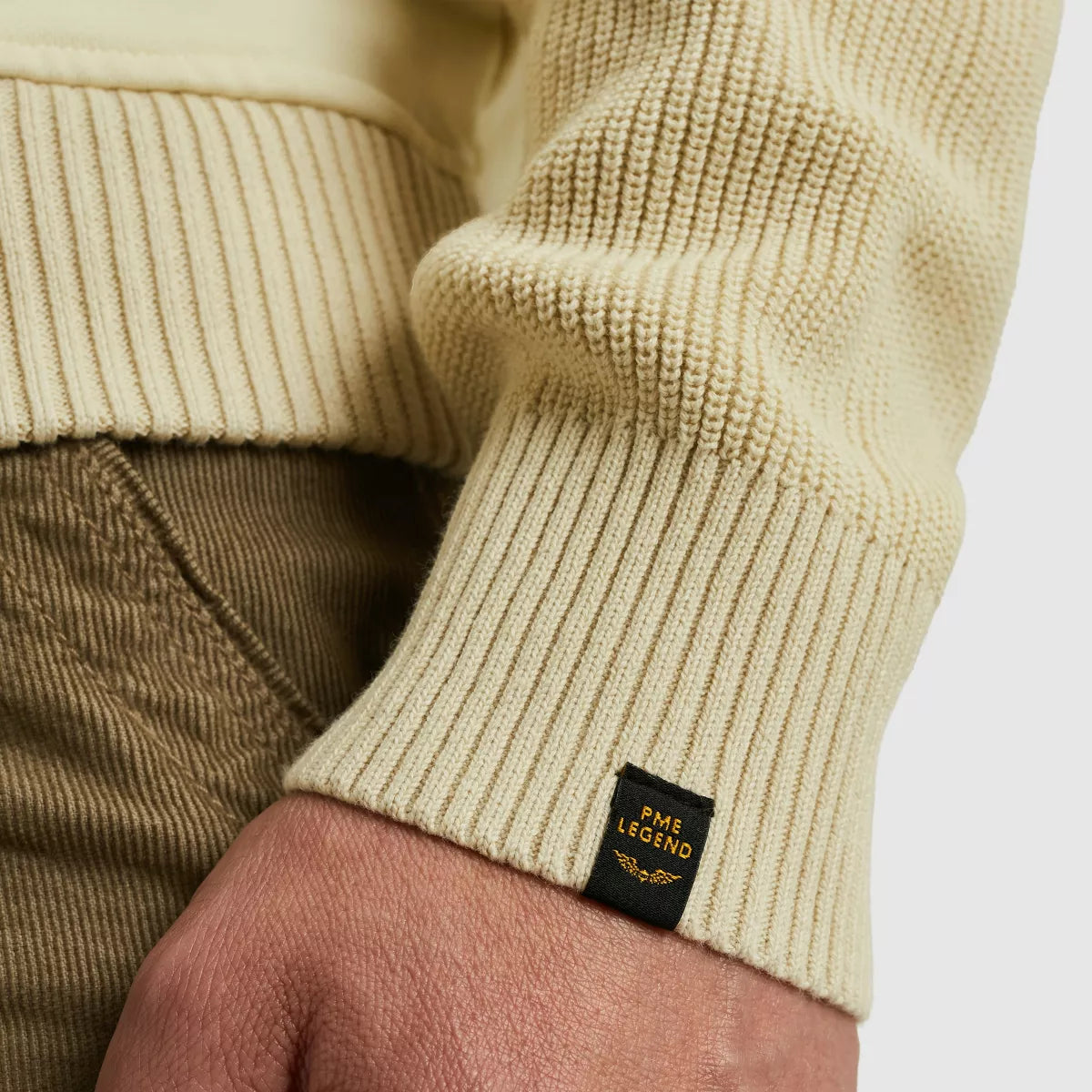 PME-LEGEND Crewneck Sweater - Ecru