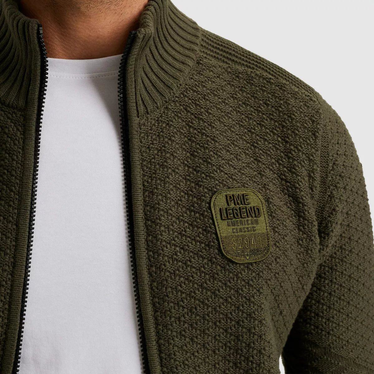 PME-LEGEND Knit Cardigan - Groen