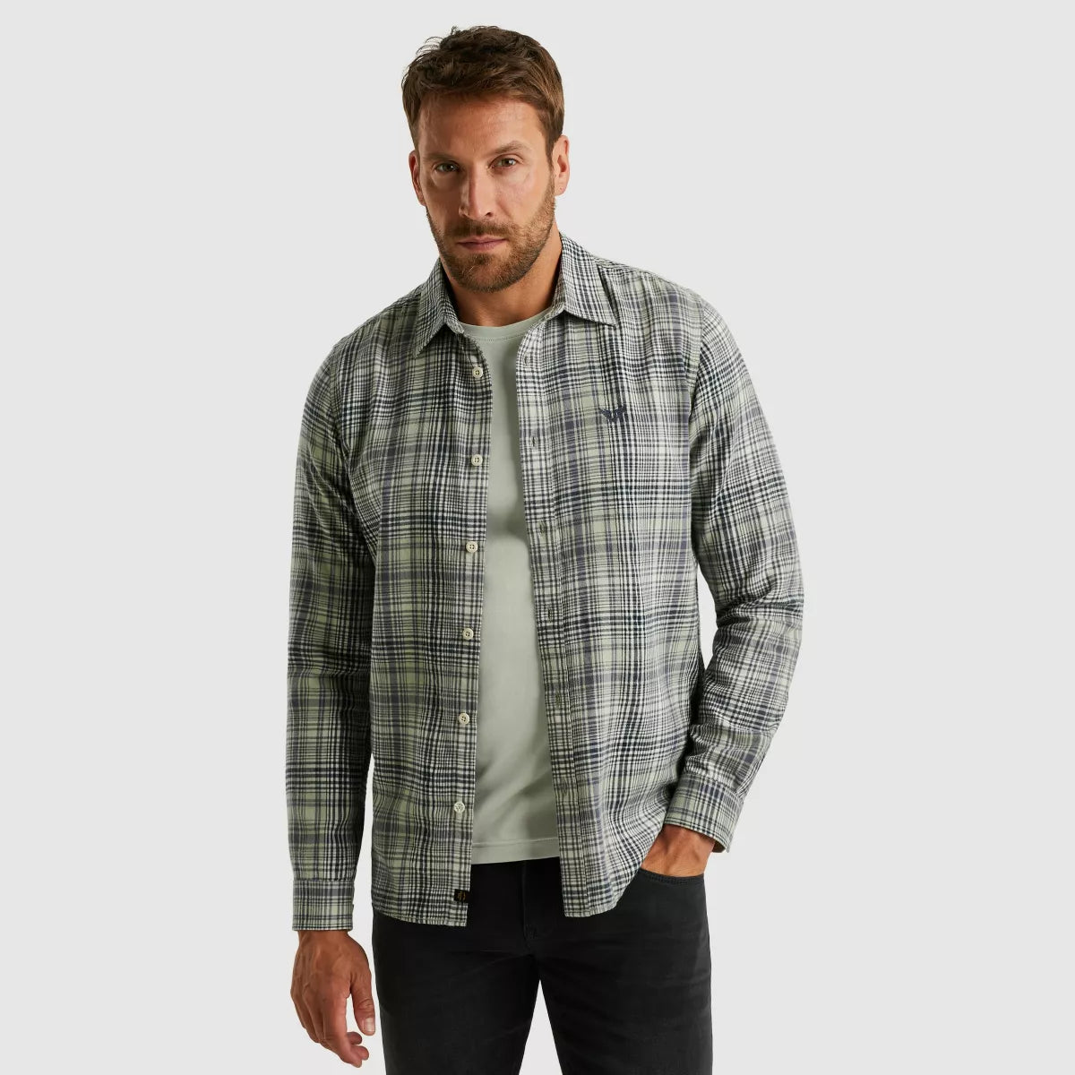 PME-LEGEND Long Sleeve Shirt - Groen