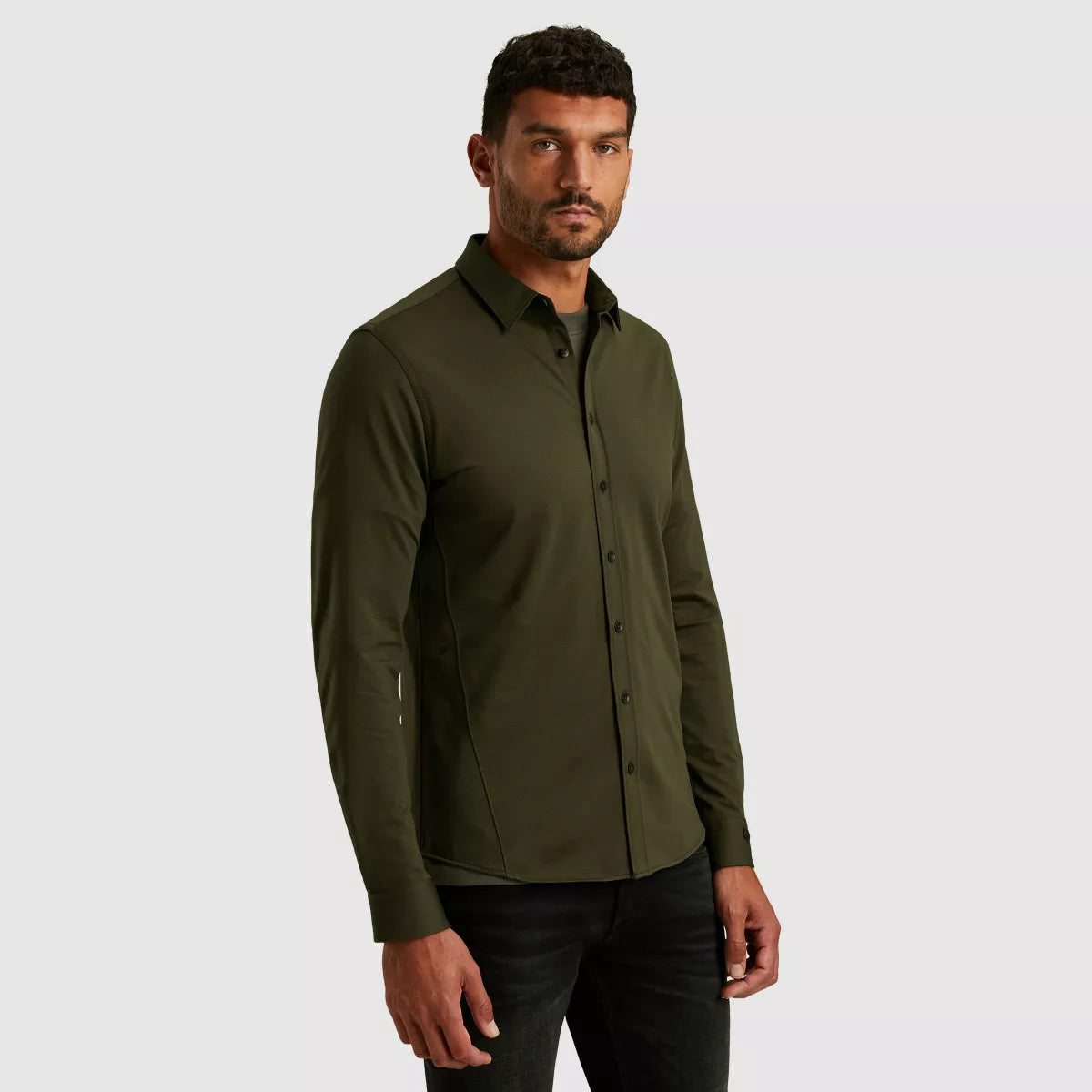 CAST IRON Long Sleeve Shirt - Green