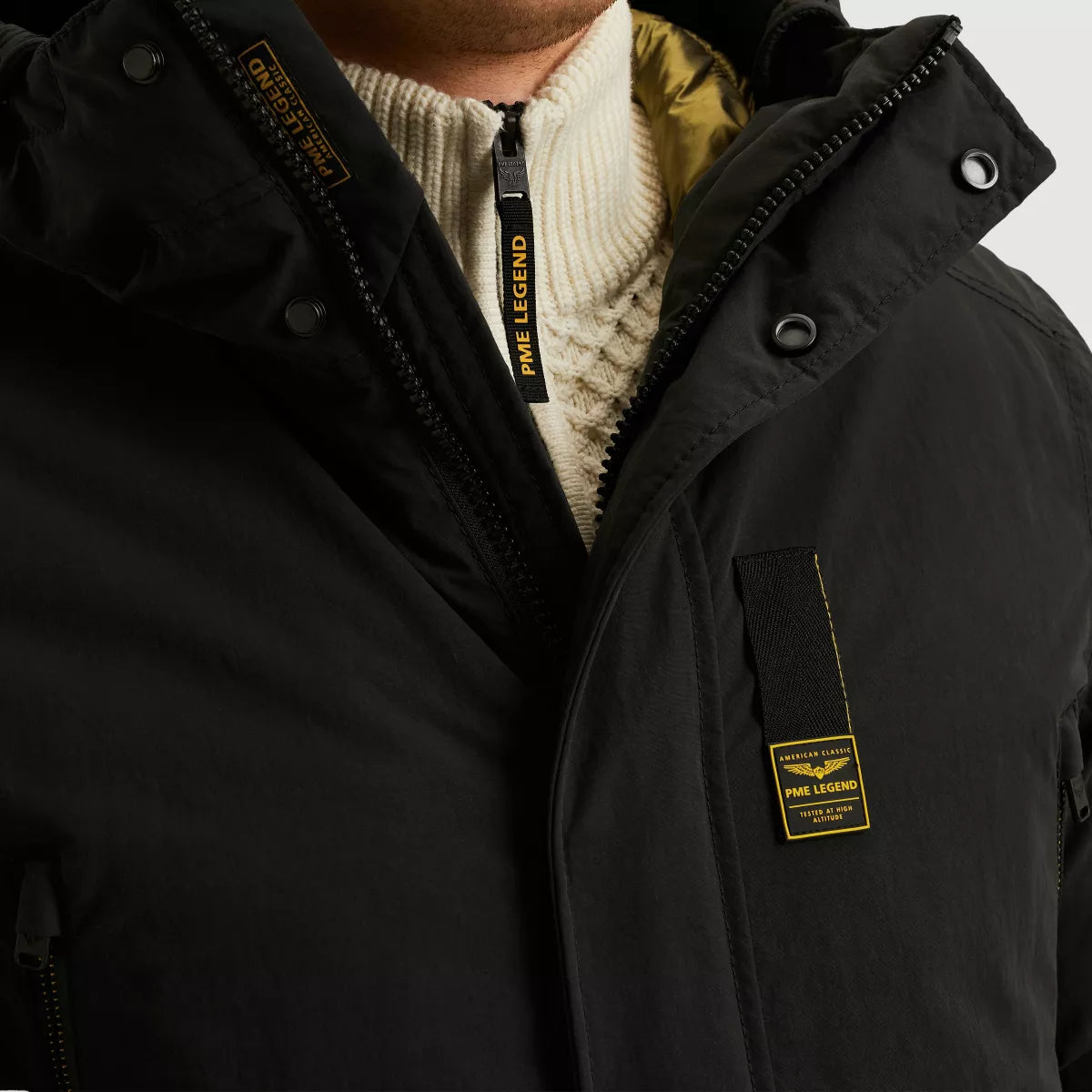 PME-LEGEND Long Jacket - Zwart