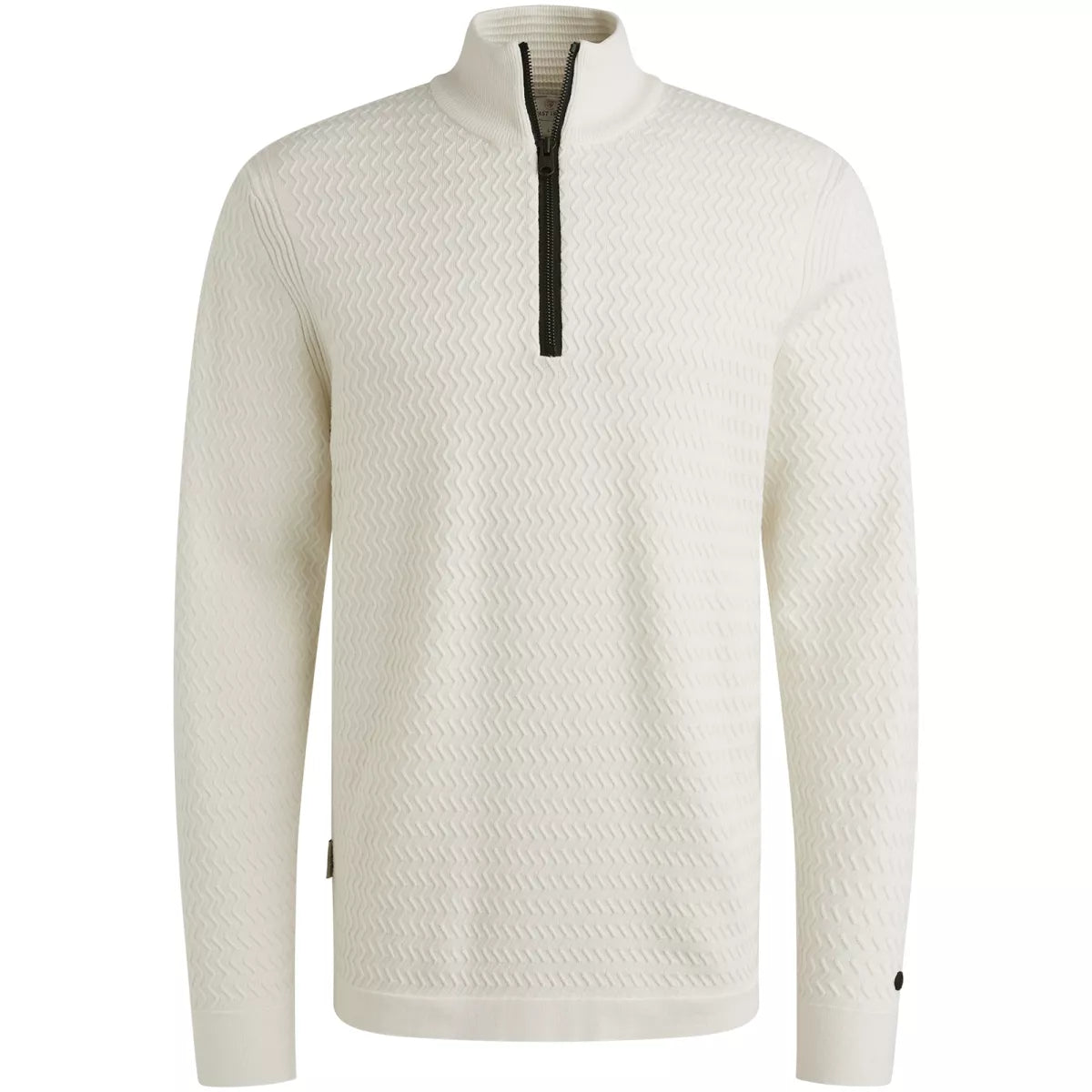 CAST IRON Half Zip Pullover - Off White