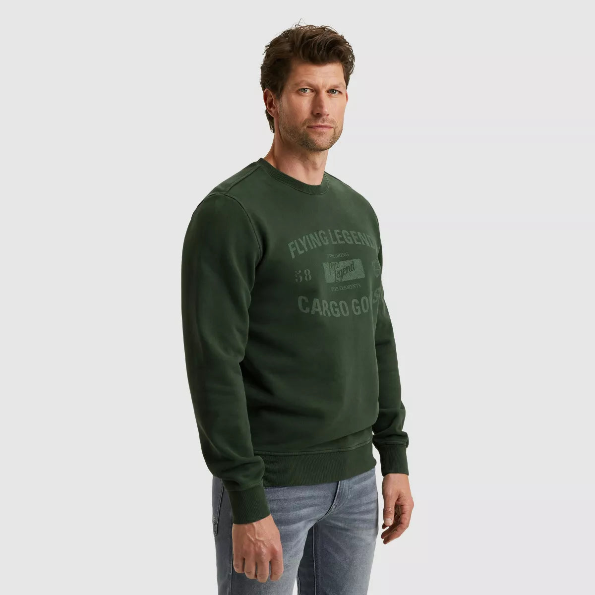 PME-LEGEND Crewneck Sweater - Groen