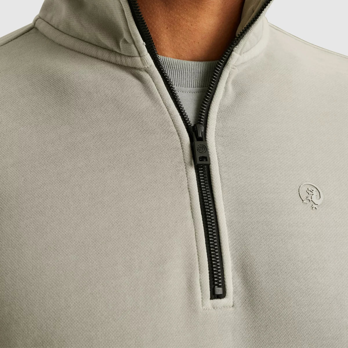 CAST IRON Half Zip Pullover - Ecru