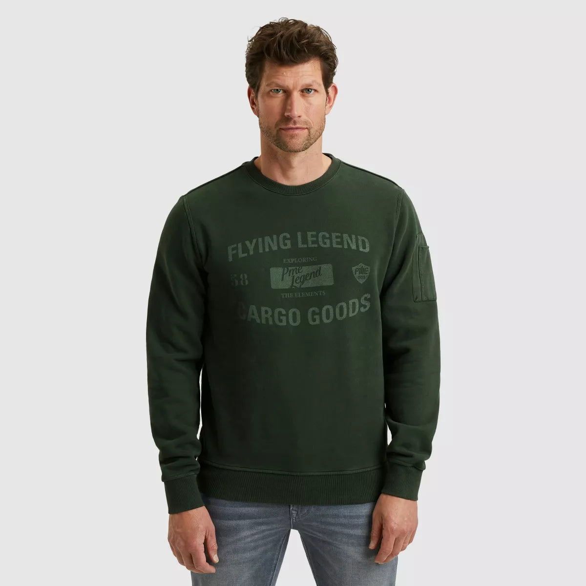 PME-LEGEND Crewneck Sweater - Groen
