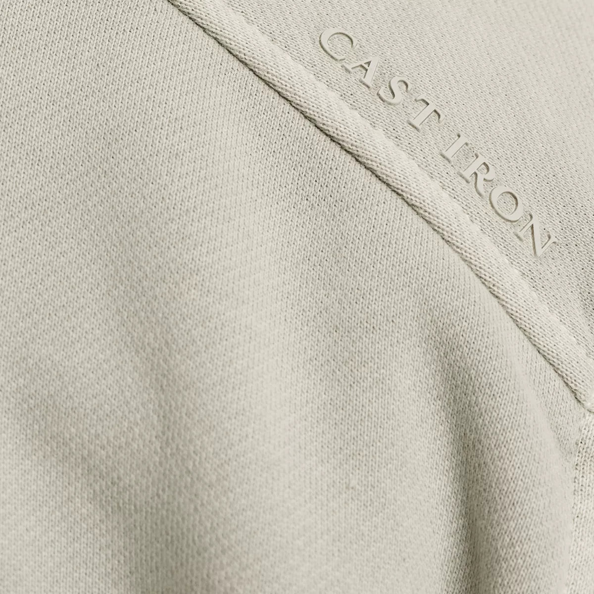 CAST IRON Half Zip Pullover - Ecru