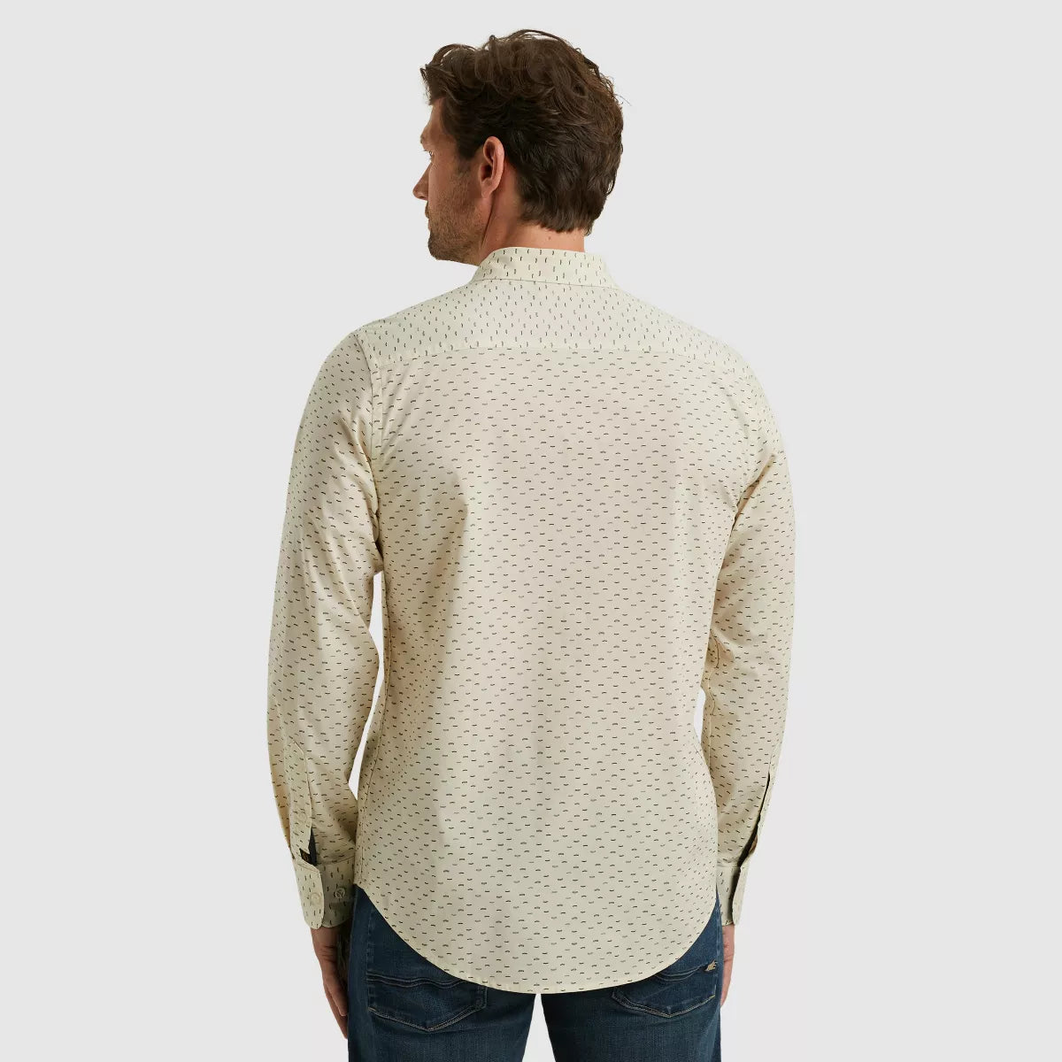 PME-LEGEND Shirt Allover Print - Ecru