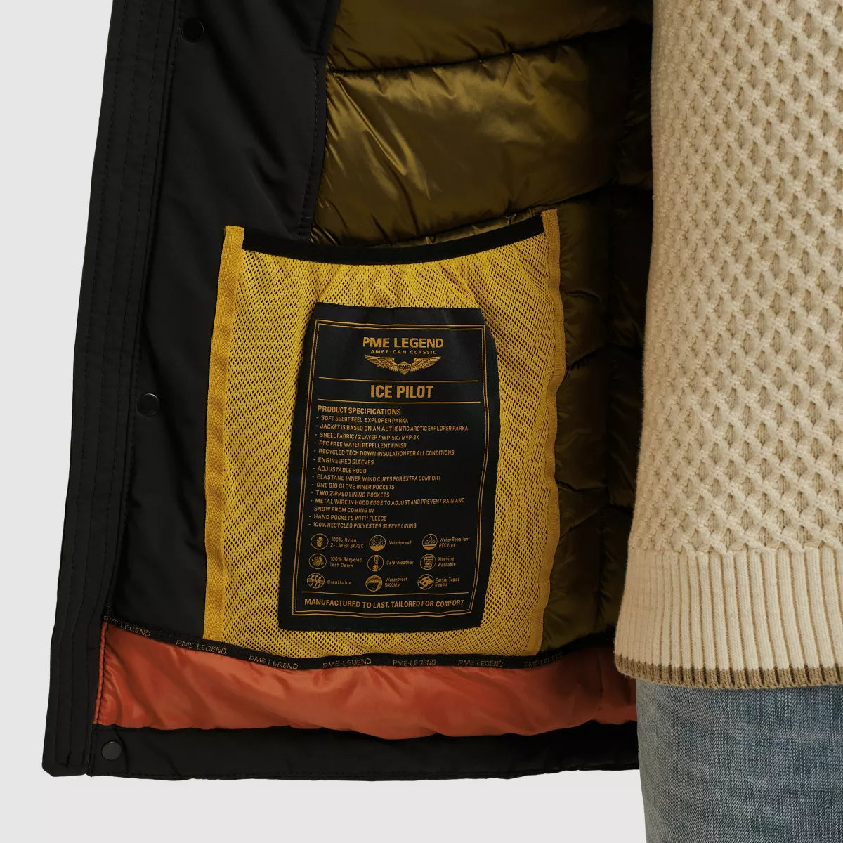 PME-LEGEND Long Jacket - Zwart