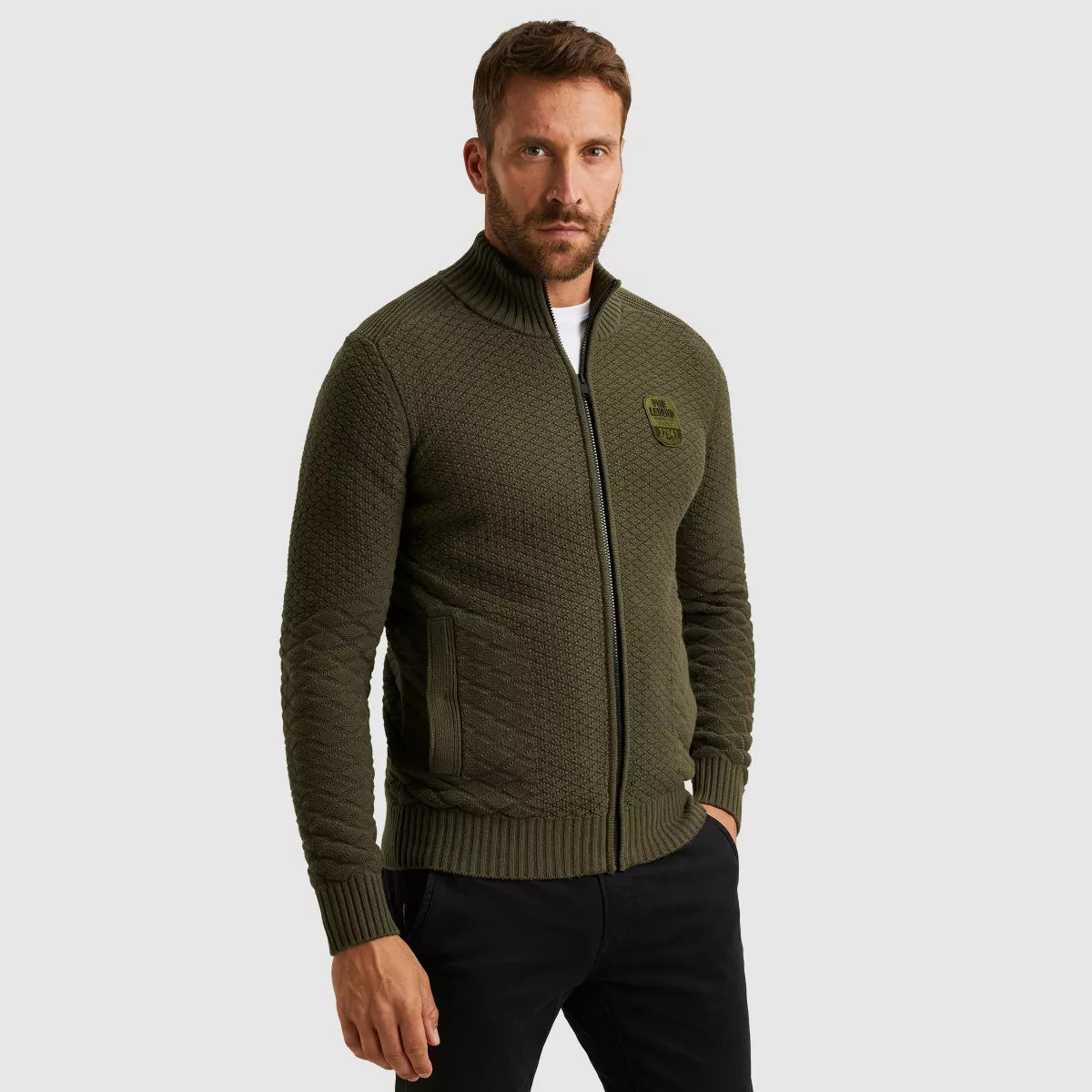 PME-LEGEND Knit Cardigan - Groen