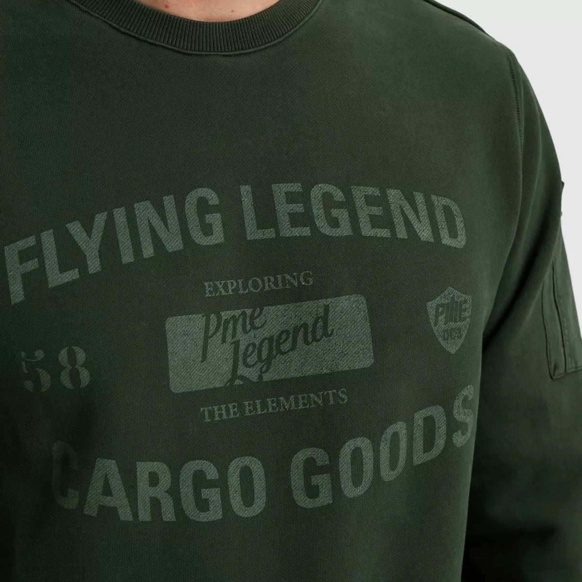 PME-LEGEND Crewneck Sweater - Groen