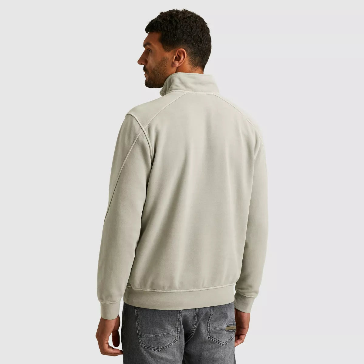CAST IRON Half Zip Pullover - Ecru