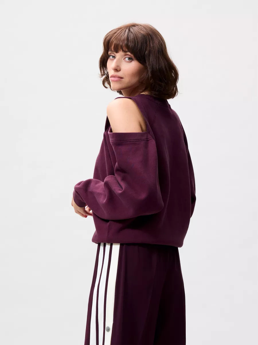 CATWALK JUNKIE Sweater With Cut Out - Wine