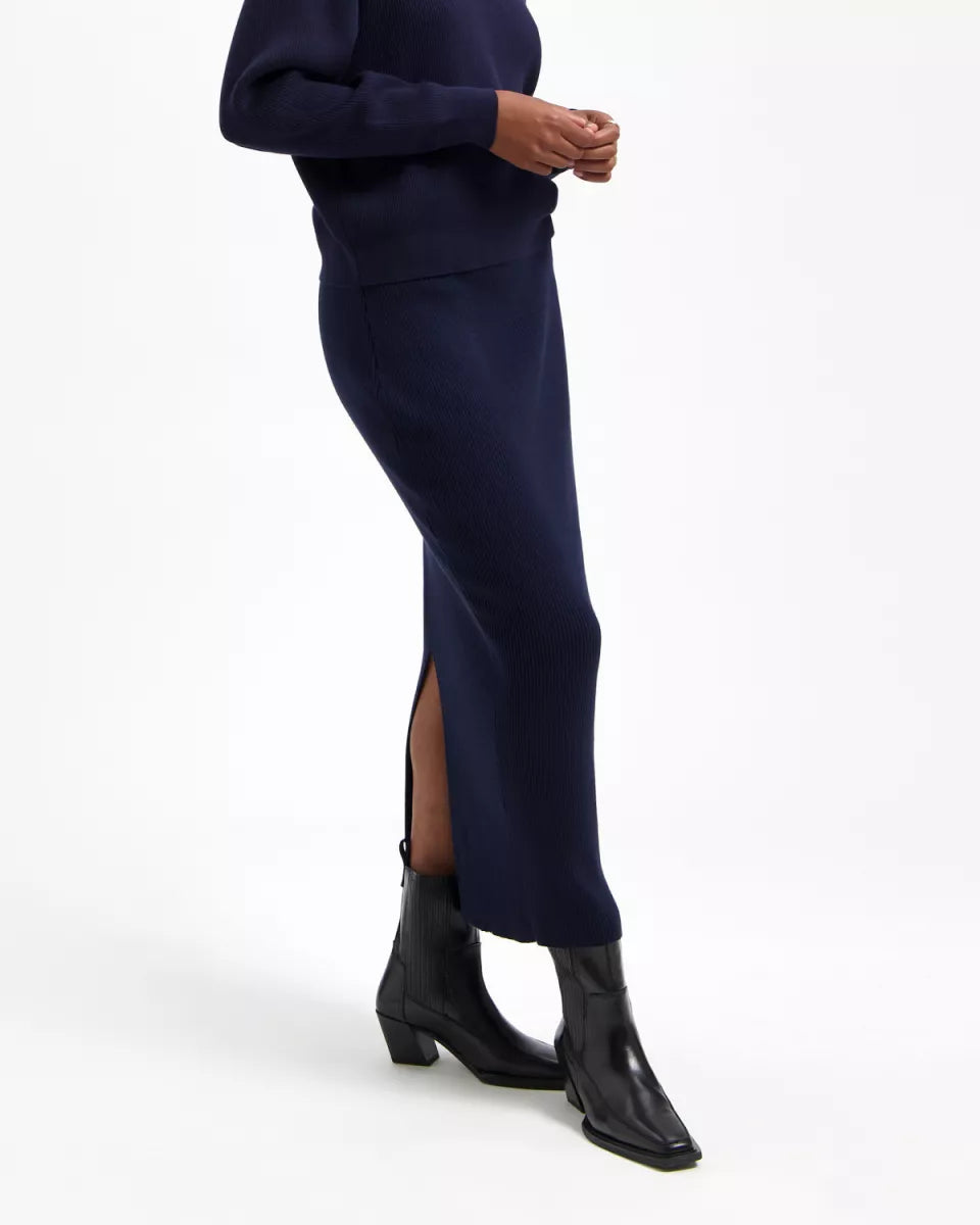 KUYICHI Keira Skirt - Dark Navy