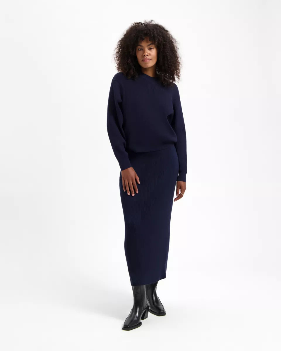 KUYICHI Keira Skirt - Dark Navy