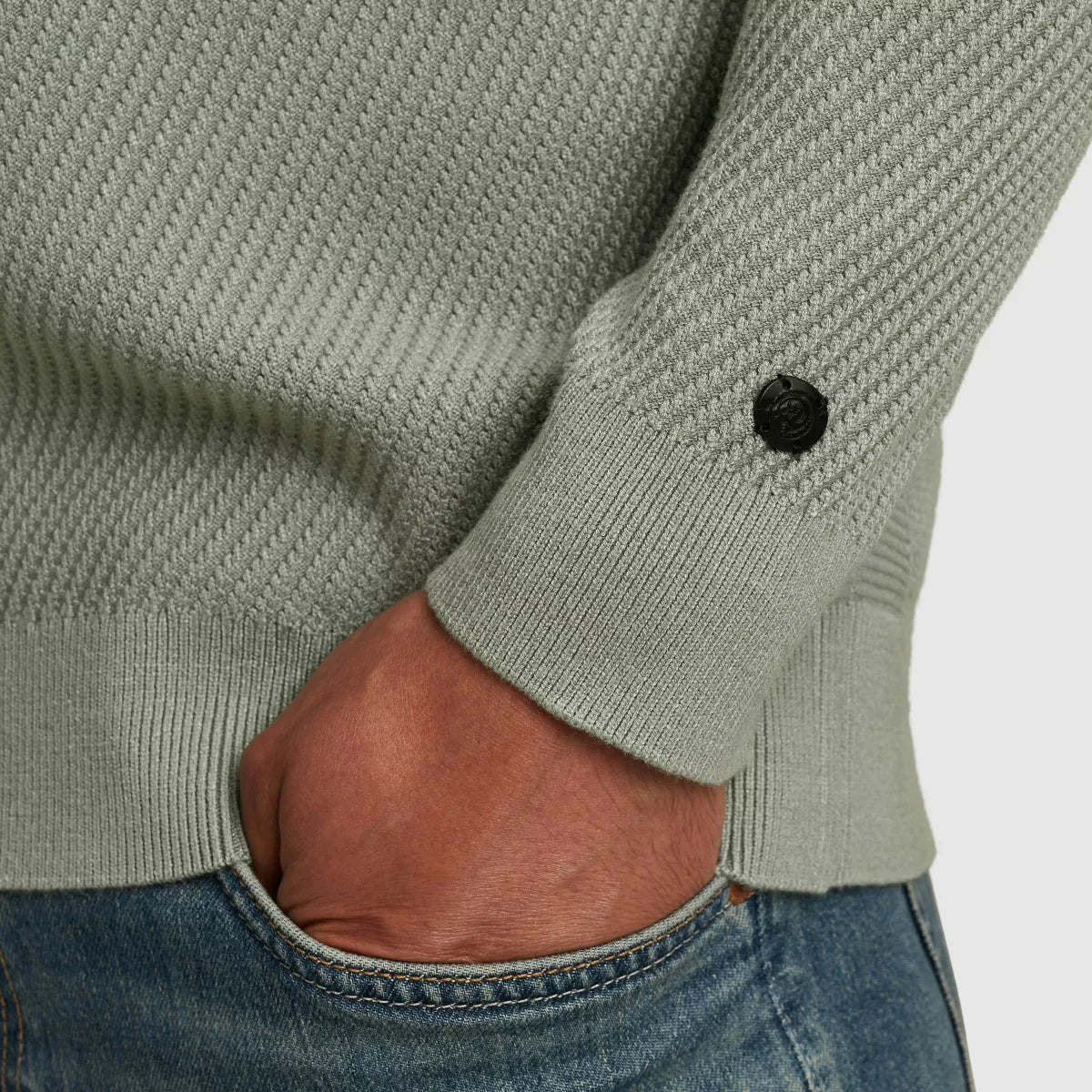 CAST IRON Crewneck Soft Blend - Green