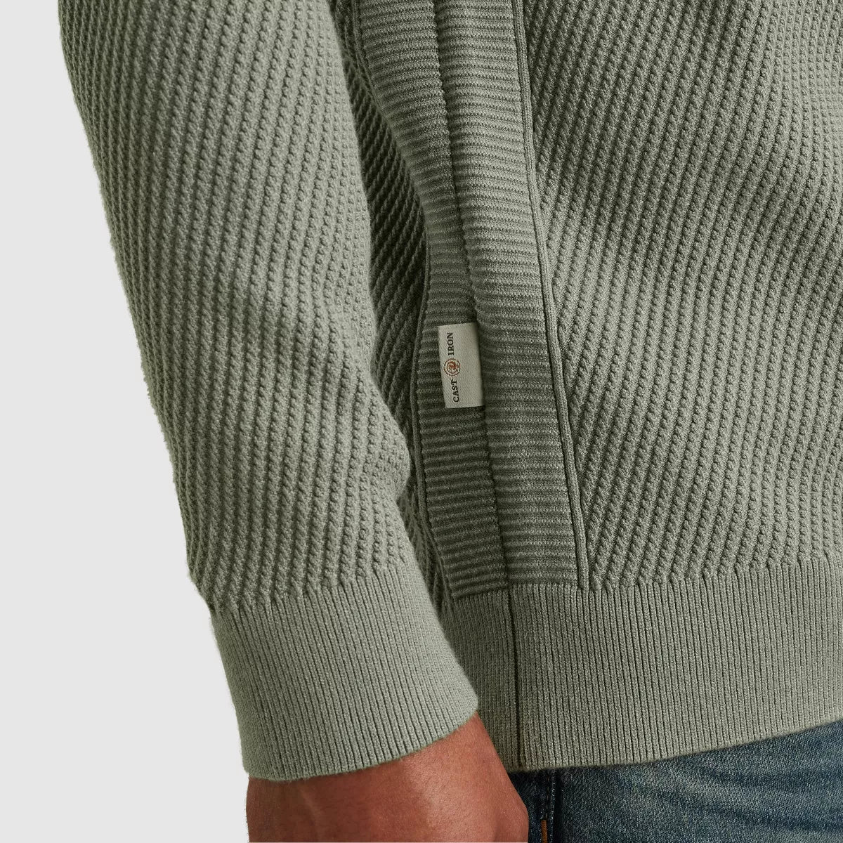 CAST IRON Crewneck Soft Blend - Green