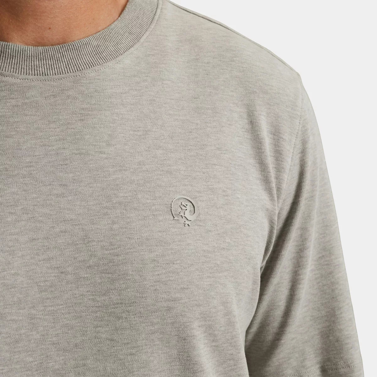 CAST IRON Short Sleeve Shirt - Melee Grijs