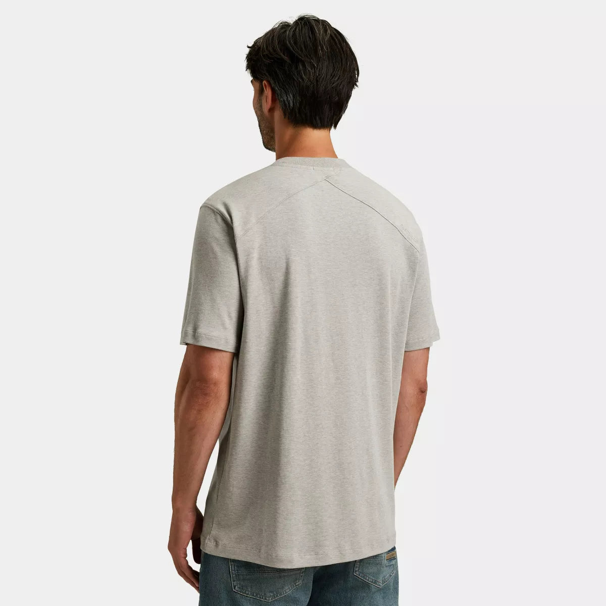 CAST IRON Short Sleeve Shirt - Melee Grijs