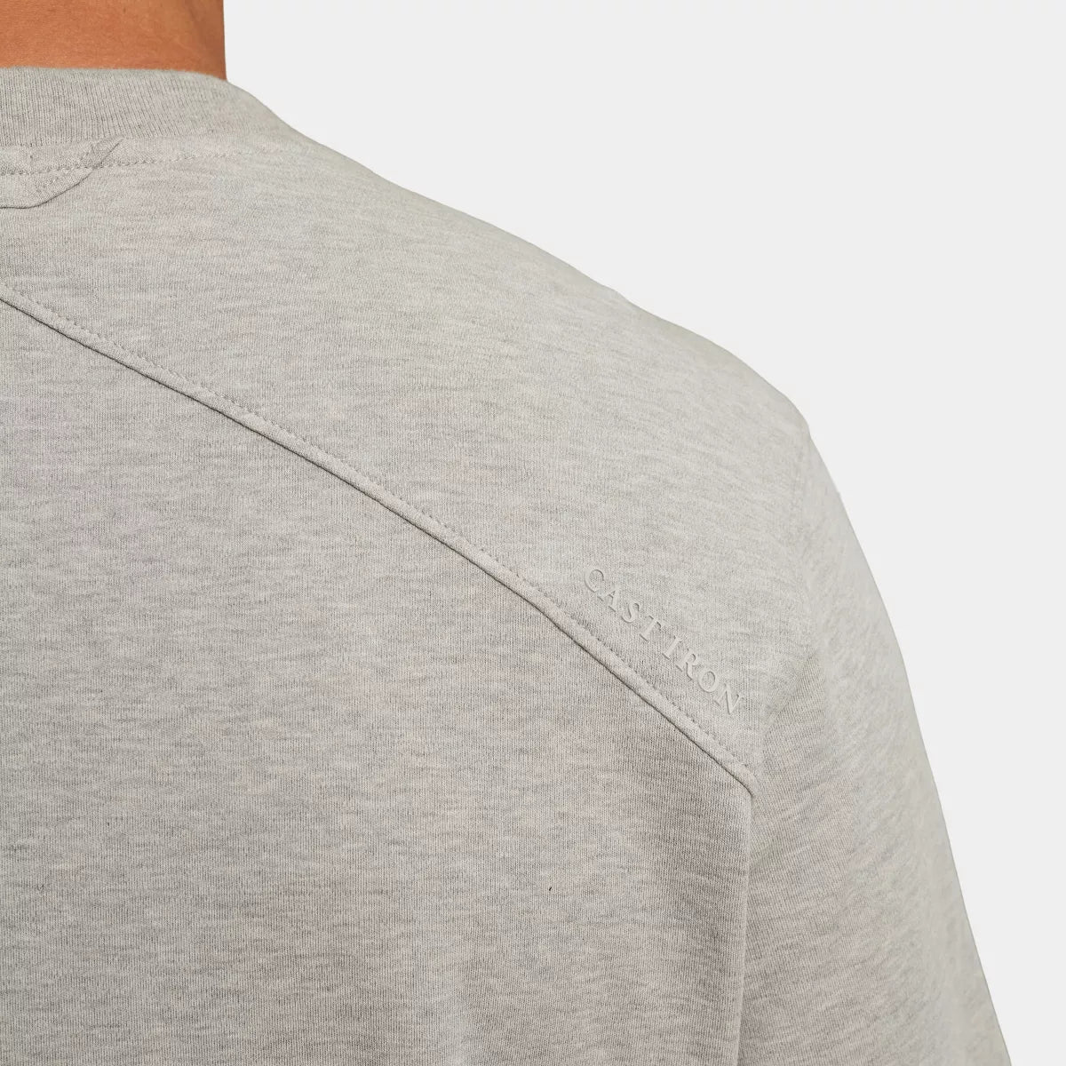 CAST IRON Short Sleeve Shirt - Melee Grijs