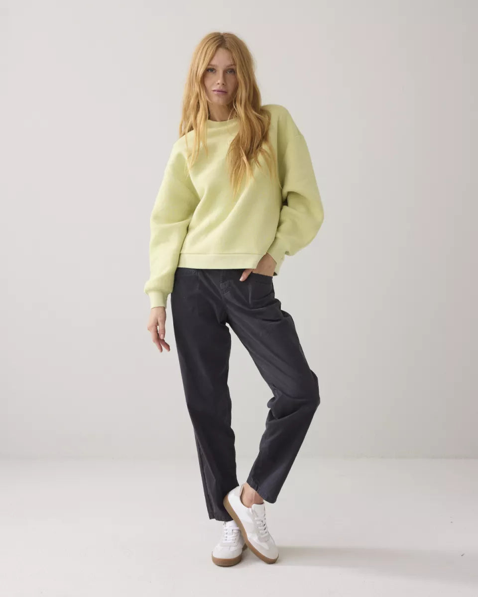 SUMMUM Jersey Balloon Soft Sweat - Misty Lime