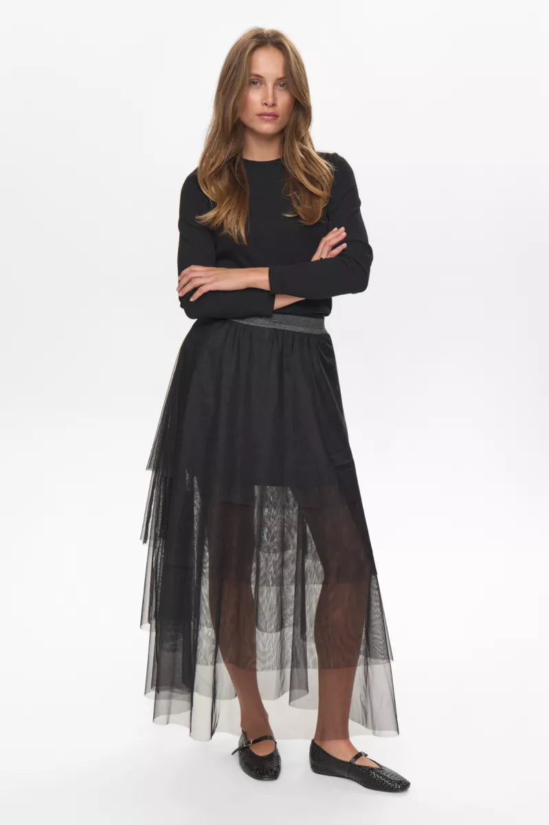 NUMPH Layer Skirt - Caviar
