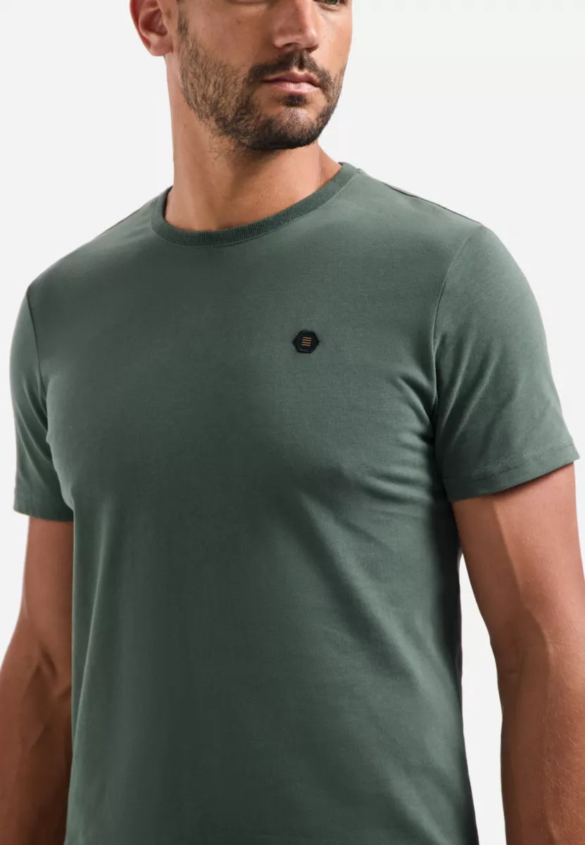 NO EXCESS T-Shirt Crewneck Peached - Dark Green