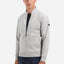 NO EXCESS Full Zip Sweater - Grey Melange