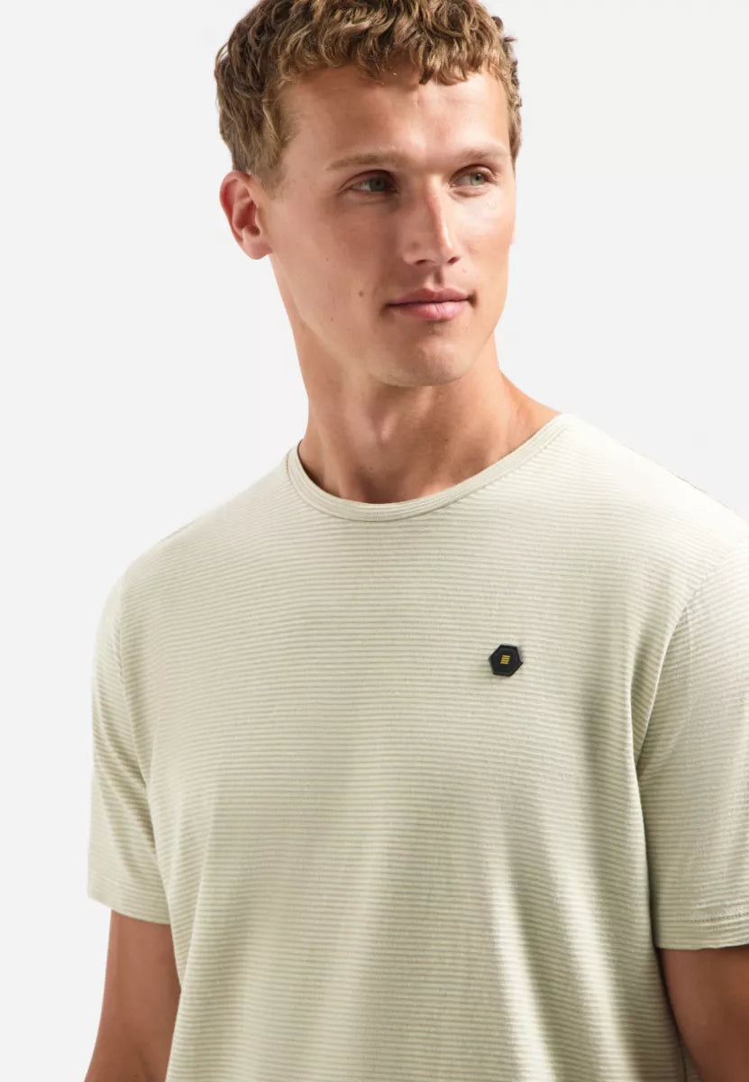 NO EXCESS Crewneck T-Shirt - Light Moss