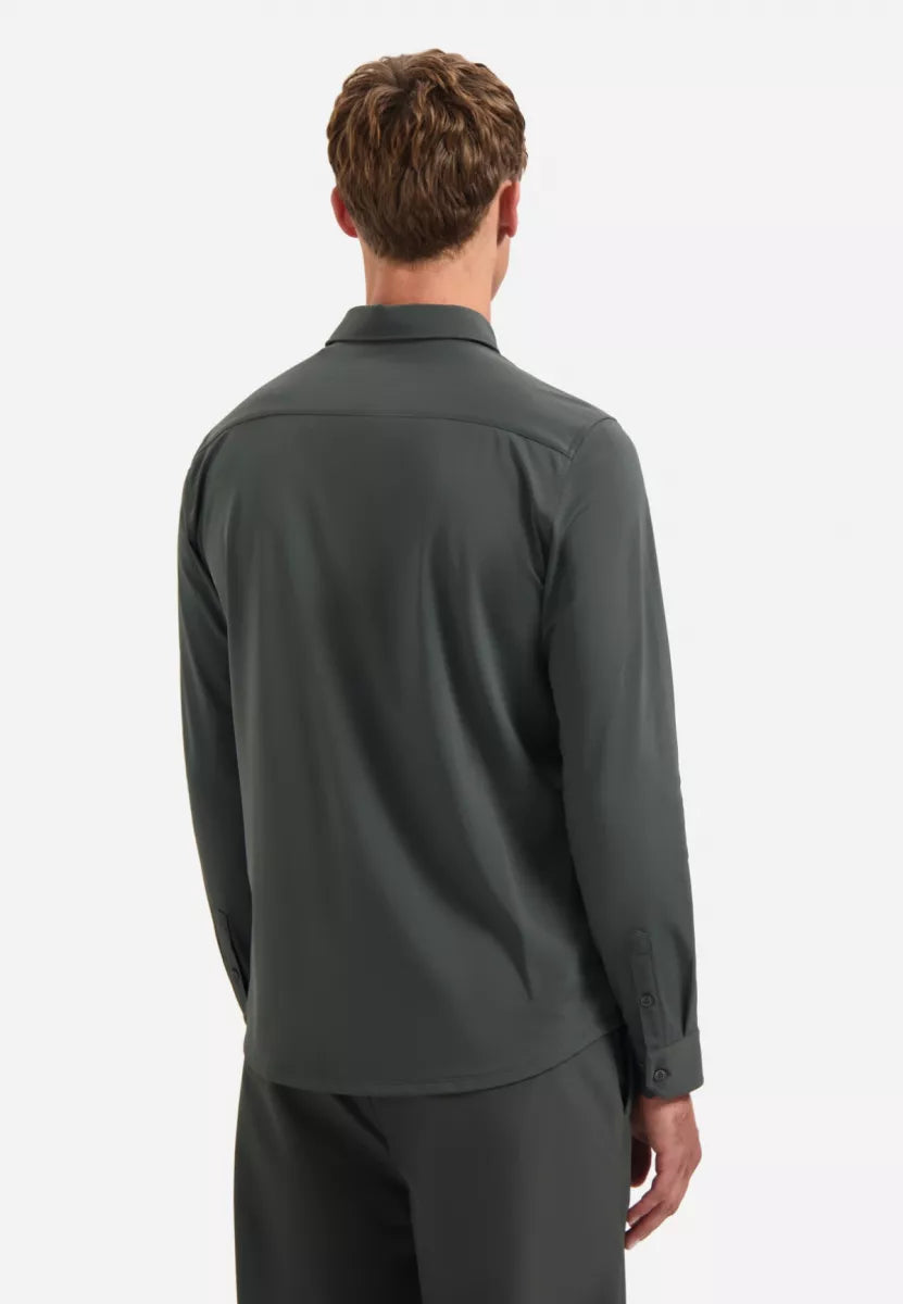NO EXCESS Shirt Jersey Travel - Dark Steel
