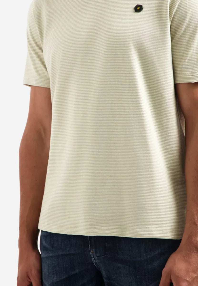 NO EXCESS Crewneck T-Shirt - Light Moss