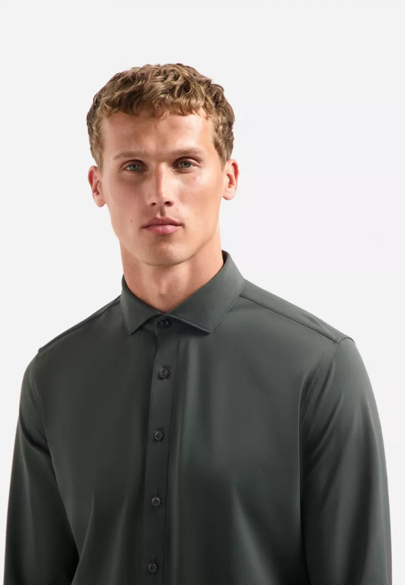 NO EXCESS Shirt Jersey Travel - Dark Steel